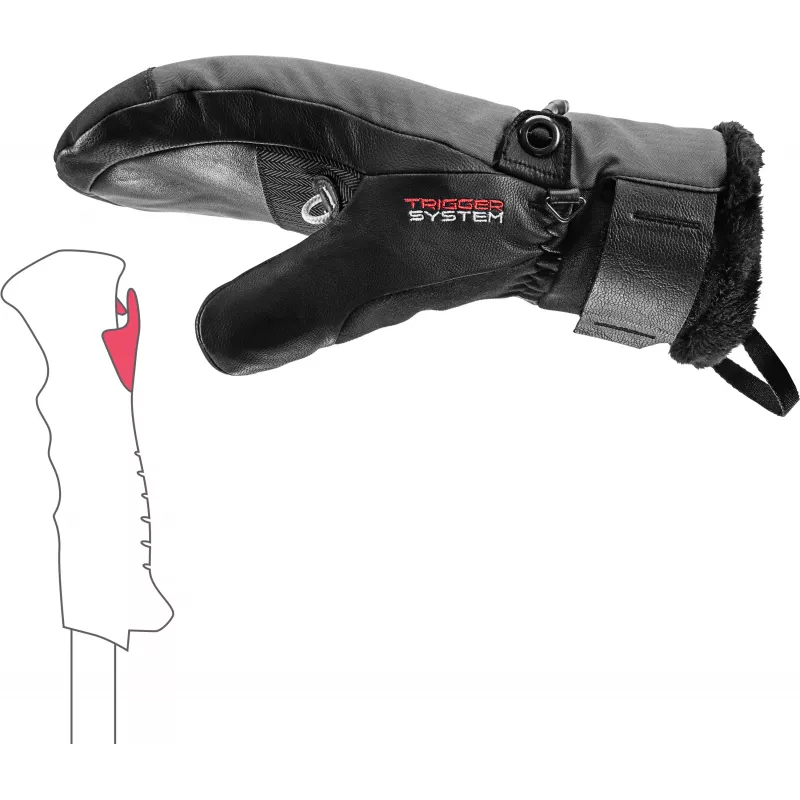 LEKI Lantana 3D GTX Women Mitt nero 6.5