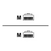 Rittal DK CMC III Cavo di collegamento CAN-Bus - Cavo di rete - connettore maschio RJ-45 a connettore maschio RJ-45 - 1,5 m (7030.092)