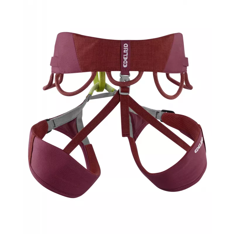 EDELRID Jayne IV imbracatura da arrampicata - rosso rabarbaro - XL - donna