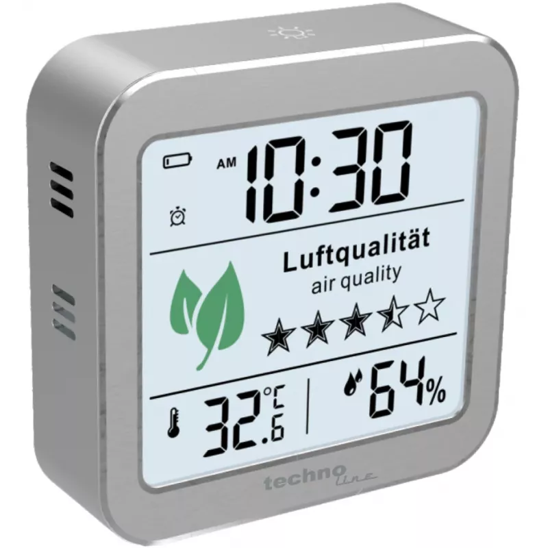 TECHNO LINE WL1020 stazione meteo monitor qualità dell'aria CO2 temperatura umidità