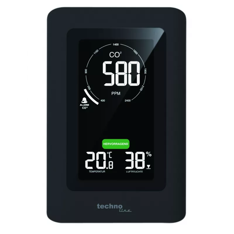 TECHNO LINE WL1030 stazione meteo monitor qualità dell'aria CO2 temperatura umidità