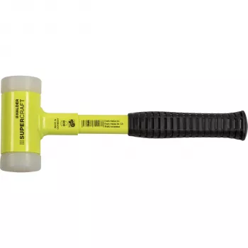 Halder SUPERCRAFT Martello a testa morbida 40 mm, manico giallo