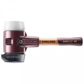 HALDER SIMPLEX Martello a testa morbida 80 mm gomma / superplastica