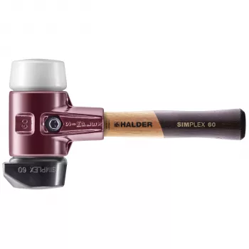 HALDER SIMPLEX Martello a testa morbida 60 mm gomma / superplastica