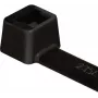 HellermannTyton T18R Fascette per cavi, poliammide 6.6, nero, lunghezza 100 mm, larghezza 2,5 mm, spessore 1 mm, diametro fascio 22 mm, resistenza alla trazione 80 N, confezione da 100 pz.