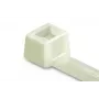 HellermannTyton T18L Fascette per cavi standard, poliammide 6.6, trasparente, lunghezza 205 mm, larghezza 2,5 mm, spessore 1,2 mm, fascio max. 55 mm, resistenza alla trazione 80 N