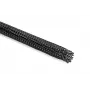 HellermannTyton Helagaine HEGPX40 guaina intrecciata, diametro nominale 40mm, poliestere (PET), nero, 50m