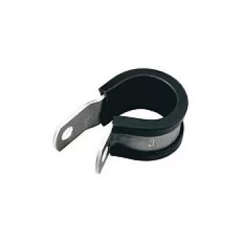 HellermannTyton ALU15C Fascetta a P in alluminio naturale 100 pz.