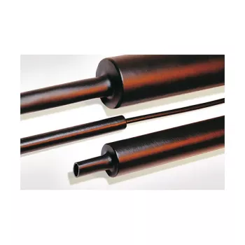 HellermannTyton TREDUX-MA47-30/8 PO-X BK 6 Guaina termorestringente, poliolefina reticolata, da 30 mm a 8 mm, nero, 1 m, confezione da 6 pz.
