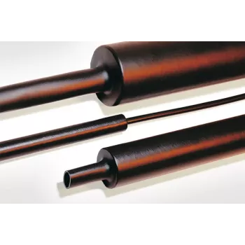 HellermannTyton MA47-30/8-PO-X-BK Guaina termorestringente 3,5:1, 1 m, nero, 20 pz.