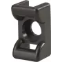 HellermannTyton KR6G5-PA66-BK (100) Base di fissaggio avvitabile per fascette, nero, 100 pz.