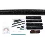 HellermannTyton 380-04005 Guaina termorestringente, nero, poliolefina, 4,8 mm espanso, 3 mm ristretto, lunghezza 70 mm