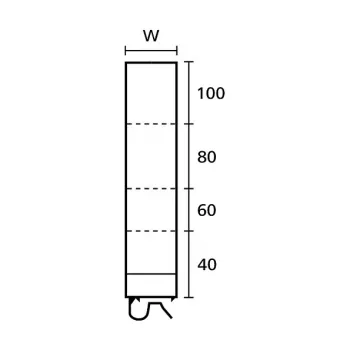 HellermannTyton 181-10020 supporto per fascette - nero - ABS - 14 mm