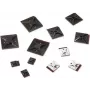 HellermannTyton MB4APT-A supporto per fascette autoadesivo, poliammide 6.6, nero, 28x28mm, 100 pz.