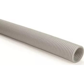 HellermannTyton IWS29-PE-GY tubo corrugato flessibile, PE, grigio, 29,3 mm AD, 25 m