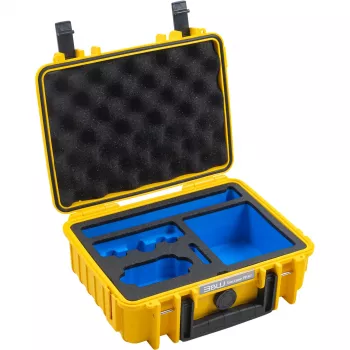 B&W action.case PP.41 valigia da trasporto gialla per DJI Osmo Action 6