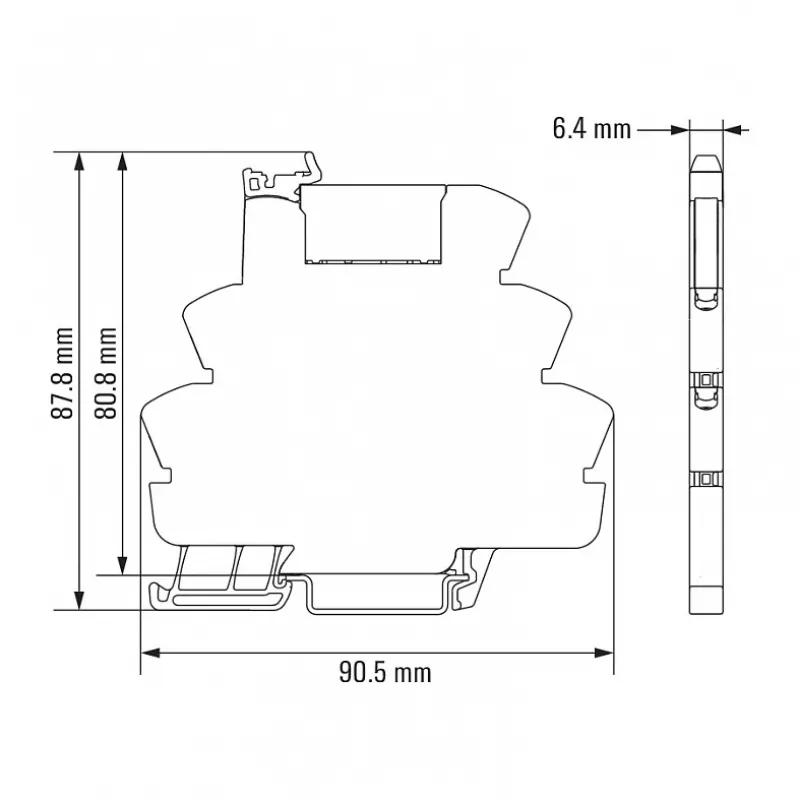 Weidmüller TRZ 24VDC 1CO Accoppiatore a relè, 24 V DC, 6 A