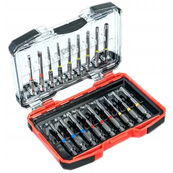 Conmetall Meister set di 18 punte con portapunte magnetico