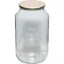 WECK vaso a bordo tondo 3L con coperchio in legno