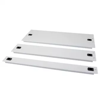 ALLNET ALL-S0002147 pannello cieco 1U per rack 19 pollici nero in acciaio