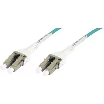 Synergy21 Cavo patch in fibra ottica LC-LC OM3 duplex 15m, 50/125µm, blu/bianco