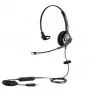 ALLNET 8805-8.1MS - headset - archetto - ufficio/call center - nero - monofonico - con filo