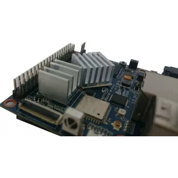 ALLNET set di dissipatori in alluminio 2 pezzi con colla termoconduttiva universale per Raspberry Pi FriendlyElec