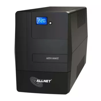 ALLNET UPS 1000VA line-interactive display LCD USB - UPS (offline) - 26 min (ALL91000T)