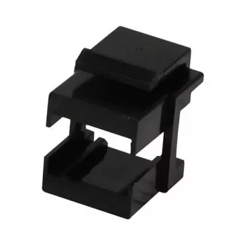 Synergy 21 S215479 Supporto modulo Keystone per accoppiatori in fibra LC, nero