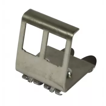 Synergy 21 adattatore per guida DIN modulo keystone per 2x modulo TP, grigio chiaro (RAL 7035)