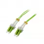 SYNERGY21 cavo patch in fibra ottica 15 m OM5 LC-LC duplex verde