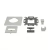 Synergy 21 supporto modulo Keystone scatola da incasso per 2x modulo TP bianco puro 180°