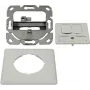 Synergy 21 supporto modulo Keystone scatola da incasso per 2x modulo TP, bianco puro, compatibile design UAE (S216359)