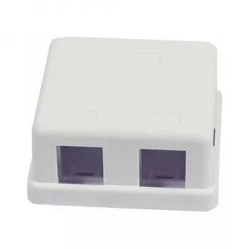 Synergy 21 scatola modulo Keystone a parete per 2x modulo TP bianco puro