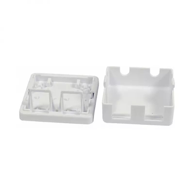 Synergy 21 scatola modulo Keystone a parete per 2x modulo TP bianco puro