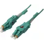 SYNERGY21 Cavo patch in fibra ottica 10m LC-LC Duplex OM3 Uniboot rotante Push/Pull 2mm LSZH acqua
