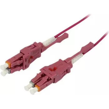 SYNERGY21 Cavo patch in fibra ottica 15m LC-LC Duplex OM4 Uniboot rotante Push/Pull 2mm - Fibra Multimode (S215558)