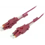 SYNERGY21 Cavo patch in fibra ottica 15m LC-LC Duplex OM4 Uniboot rotante Push/Pull 2mm - Fibra Multimode (S215558)