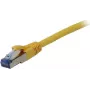 SYNERGY21 Cavo patch RJ45 - CAT6A 500MHz - 10m - giallo - S/FTP (S-STP) - certificato GHMT