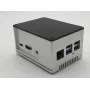 ALLNET Case in Alluminio Rock Pi ecoPI PRO HP Argento (RockPi_GH_PROHP_SV)