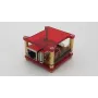 ALLNET Case in Acrilico Rock Pi S Rosso (RPiS_Acryl_R)