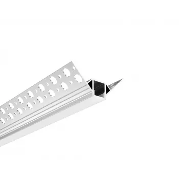 SYNERGY21 Profilo a U LED 200cm ALU070-R Profilo Angolare per Cartongesso