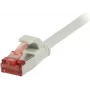 Cavo patch RJ45 Synergy 21, CAT6 250MHz, 7,5m grigio, FTP (U/FTP), TPE (Superflex), piatto