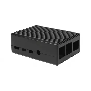 ALLNET Raspberry Pi 4 kit di custodia alluminio raffreddamento passivo nero