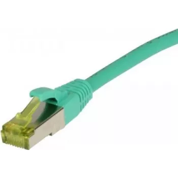 Cavo patch RJ45 SYNERGY21, CAT6A 500MHz, 7,5m, verde, S/FTP, TPE/LSZH (Ultraflex), AWG26, con cavo in canalina CAT7