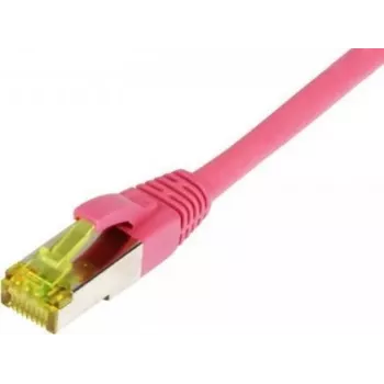 Cavo patch RJ45 SYNERGY21, CAT6A 500MHz, 25m, magenta, S-STP (S/FTP), TPE/LSZH (Ultraflex), AWG26, con cavo in canalina Cat.7