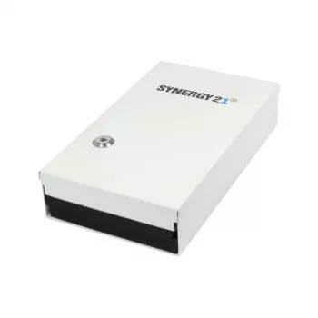 SYNERGY21 distributore a parete in fibra ottica Mini (da parete), per LC/SC, B150/H265/T55mm, senza accoppiatori/cassetta di giunzione, bianco
