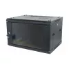ALLNET serie SMA case da parete 19 pollici 6U in un pezzo profondità 450mm nero flat pack