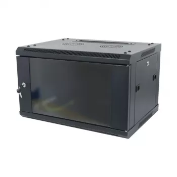 ALLNET case da parete 19 pollici 15U in un pezzo profondità 450mm nero flat pack serie SMA