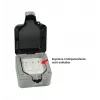 Synergy 21 contenitore per moduli Keystone da parete IP66 con foro per lucchetto, grigio chiaro (RAL 7035) - S216381